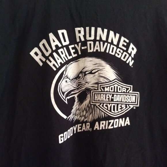 Harley-Davidson Distressed Colorblock Graphic T-Shirt XL Moto Biker Streetwear - Picture 5 of 8